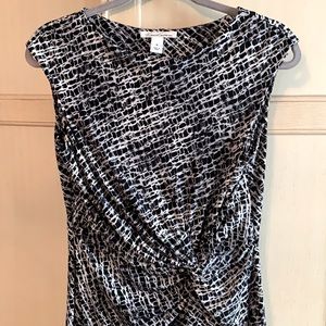 Kenneth Cole dress in a black, grey and white design